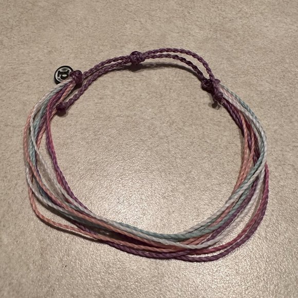 Pink, Blue, White, and Purple Pura Vida Bracelet - Picture 1 of 1